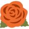 Rose emoji on Google